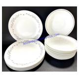 Lot of (8) Corelle 7" Plates & 5" Bowls