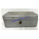 Metal Box w/ Misc. Supplies