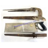 Lot of (4) Hand Saws