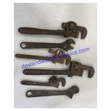 Lot of (6) Vintage Wrenches