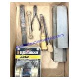 Sharpening Blocks, Deadbolt, Misc. Tools, Etc..