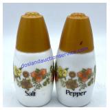 Pair of Vintage Salt + Pepper Shakers