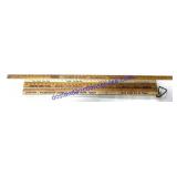 Lot of (5) Yard Sticks