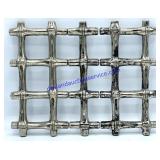 Expandable Silverplate Bamboo Trivet
