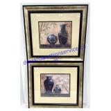 Pair of Oriental Prints (18 x 16)