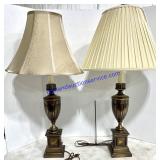 Pair of Decorative Lamps (34")