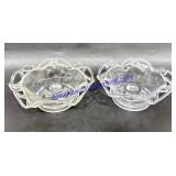 Set of Glass Candle Holders