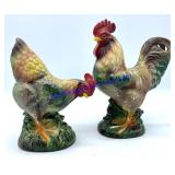 Pair of Chicken Figurines
