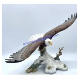 Porcelain Eagle Figurine (9")
