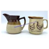 Pair of Small Decorative Pitchers