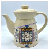 Country Quilt Pitcher (8")