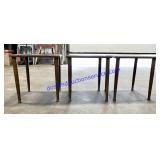 Lot of (3) Matching Wooden Tables (16 x 14 x 14)