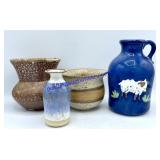 Lot of (4) Pottery Pieces