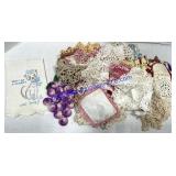 Box of Small Doilies, Etc..