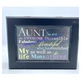 Musical Aunt Jewelry Box (8 x 6 x 3)