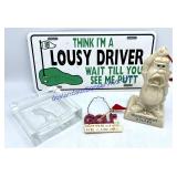 Lot of Golf Decor