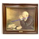 Grace Enstrom Praying Man Print (25 x 22)