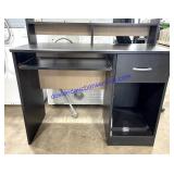 Black Particle Board Desk (41 x 38 x 19)