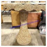 Large Stone Bird Bath (34") VERY HEAVY!