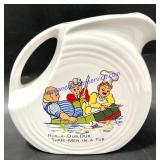 Fiesta Ware Mother Goose Disk Pitcher