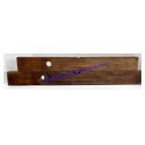 Pair of Stanley Wooden Levels (30" & 26")