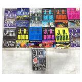 Box of J.D. Robb Novels
