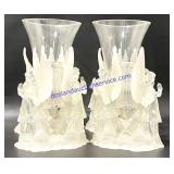 Plastic Angel Candle Holders
