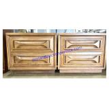 Pair of Bed Side Tables (26 x 26 x 16)