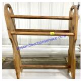 Wooden Quilt Rack (32 x 26) Very Unsteady