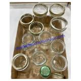 Flat of Glass Jars