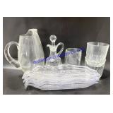 Flat of Glassware & Plastic Corn Trays