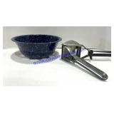 Vintage Press & Colander