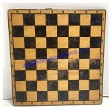 Vintage Wooden Checkerboard