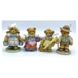 Lot of (4) Cherished Teddies