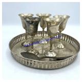 Indian Platter & (5) Tasting Glasses