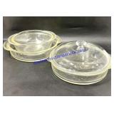Flat of Glass Pyrex & Fire King Dishes