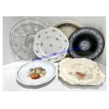 Lot of (6) Serving Plates