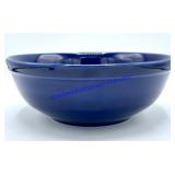 Blue Stoneware Bowl (10" Diameter)