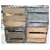 Lot of (4) Wooden Crates (18 x 15 x 12)