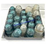 Lot of (23) Glass Insulators