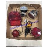 Flat of Vintage Car Lights
