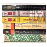 Lot of (6) Pontiac Service Manuals