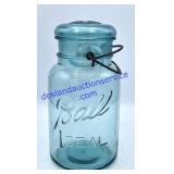 Blue Ball Jar & Lid