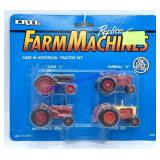 Ertl Case Tractor Historical Set