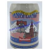1991 Pennsylvania Budweiser Beer Stein