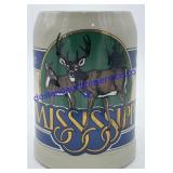 1991 Mississippi Budweiser Beer Stein