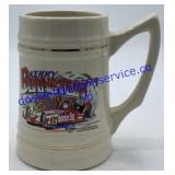 Kenny Bernstein Budweiser Beer Stein