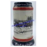 1990 Budweiser Holiday Beer Stein