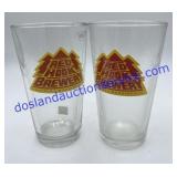 Pair of Red Hook Brewery Beer Glasses