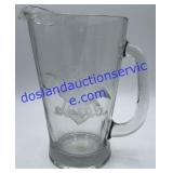 Anheuser Busch Glass Pitcher